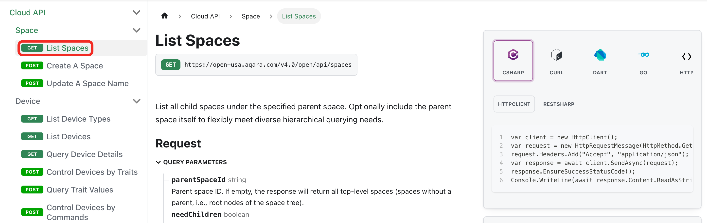 View API Documentation