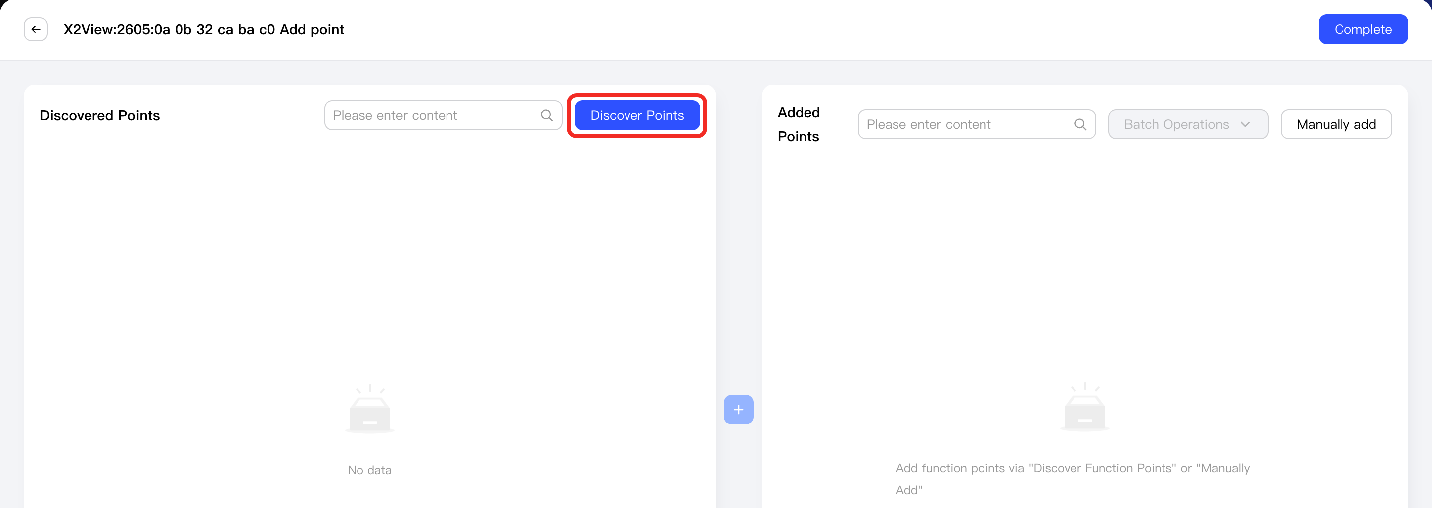 Add points