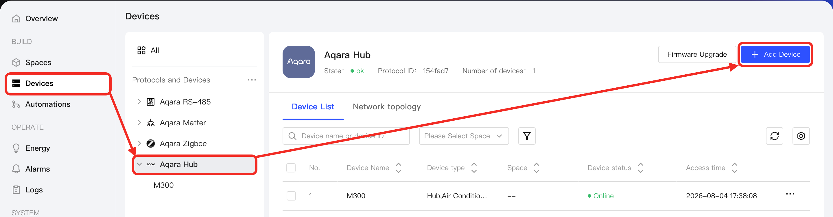 Add Aqara Hub Devices