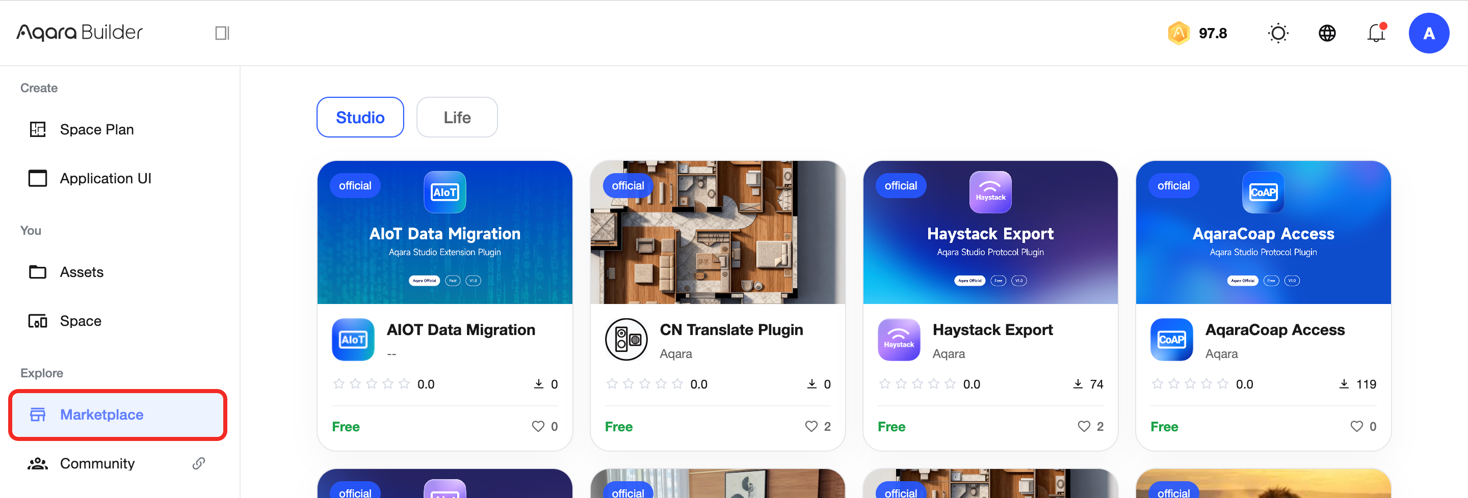 Enter Marketplace