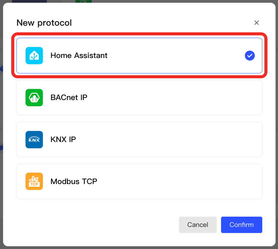 Select Home Assistant