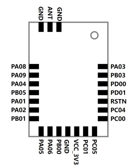 Module pin layout and application